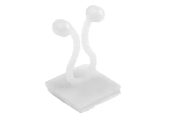 Abrazadera de cable de Nylon 66, montaje: Autoadhesivo, Ø cable máx. 10mm, 27.5 x 17.4mm