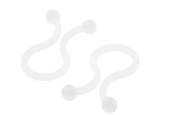 Abrazadera de cable de Nylon 66, montaje: Giro, Ø cable máx. 10.1mm, 29.8 x 1.7 x 11.6mm