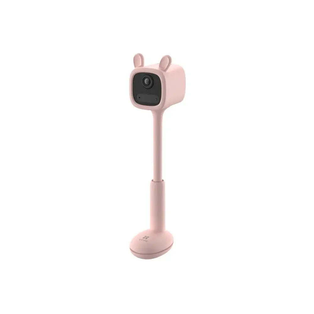 CS-BM1-Cámara WiFi 1080P, inalámbrica (alimentada por baterí), forma de conejo para cuido de bebé, color DURAZNO CSBM1...