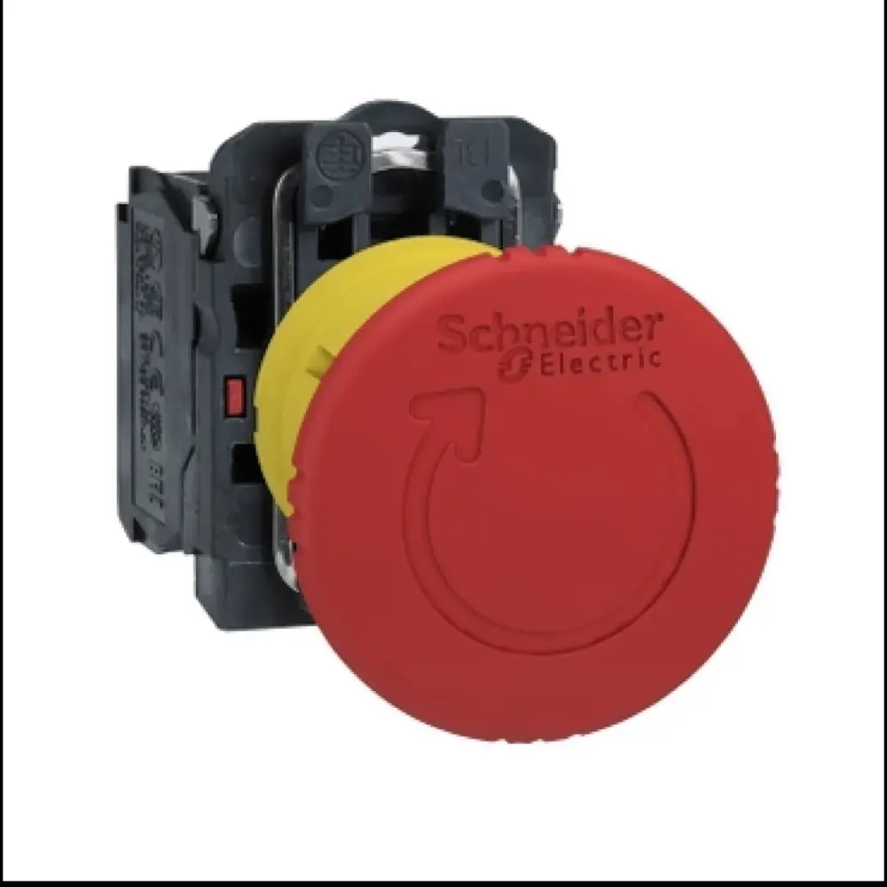 Schneider Electric Harmony XB5 Pulsador de parada de emergencia para Sistemas CCTV