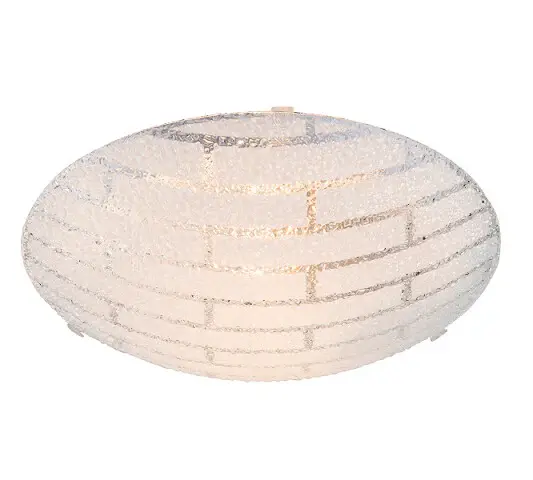 40003 PLAFON TECHO REDONDO 1xE27 60W 230V Ø250mm VIDRIO NÍTIDO CALIMERO GLOBO