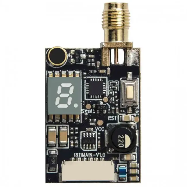 AKK X2 FPV VTX - 5,8 Ghz 37CH 25 mW/200 mW/500 mW/800 mW transmisor de vídeo FPV conmutable se desempeñ con Betaflight O...