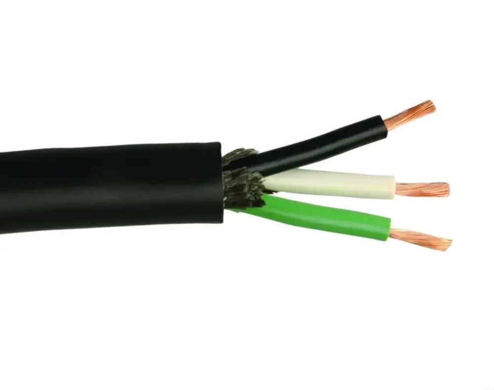 12/3 SJEOOW Móvil Cord Power Cable 300V Black