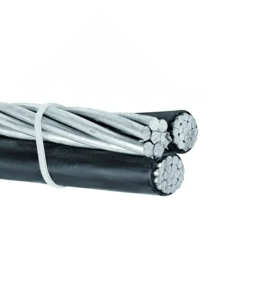 500' 336-336-336 Limpet Aluminio Triplex Overhead Service Drop Cable