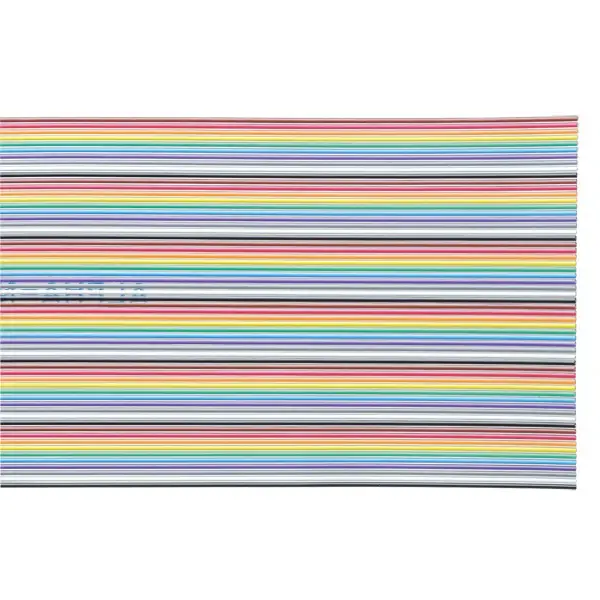 Alpha Wire 3532/7 22 AWG 20 Element 7/30 Stranding 150_600V PVC Insulation Hook Up Wire Ribbon Cable