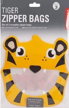 BOLSA ZIPPER BAG SET 3 TIGER (CU284) **