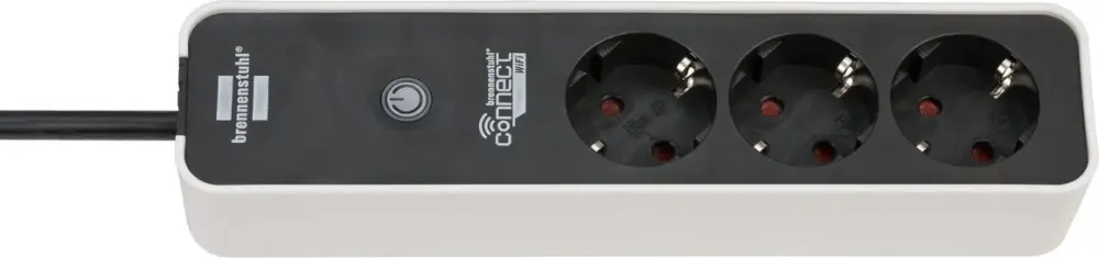 Brennenstuhl 1153230620 - Ecolor Smart Power Strip Funciona con Brennenstuhl®Connect WiFi