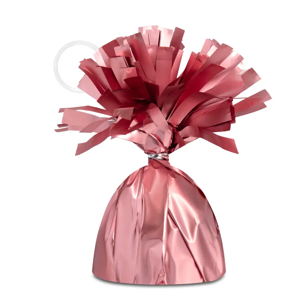 Compatibilidad Universal Peso para globos en oro rosa metalizado mate
