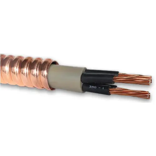 Draka LMC04008 8 AWG 4C Lifeline MC Bare Stranded Cobre Unjacketed Two Hour Fire Resistive Cable