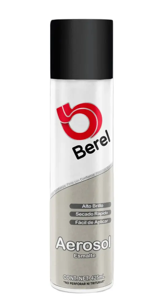 Esmalte Acrilico Gris Aerosol, Berel 6815-3