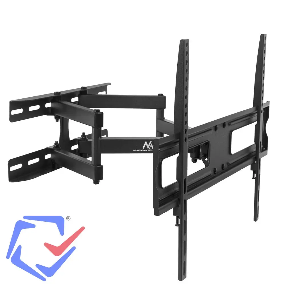 Maclean MC-762 Soporte de pared para monitor o pantalla LCD/LED TV 37-80" 30kg VESA max 600x400 brazo doble