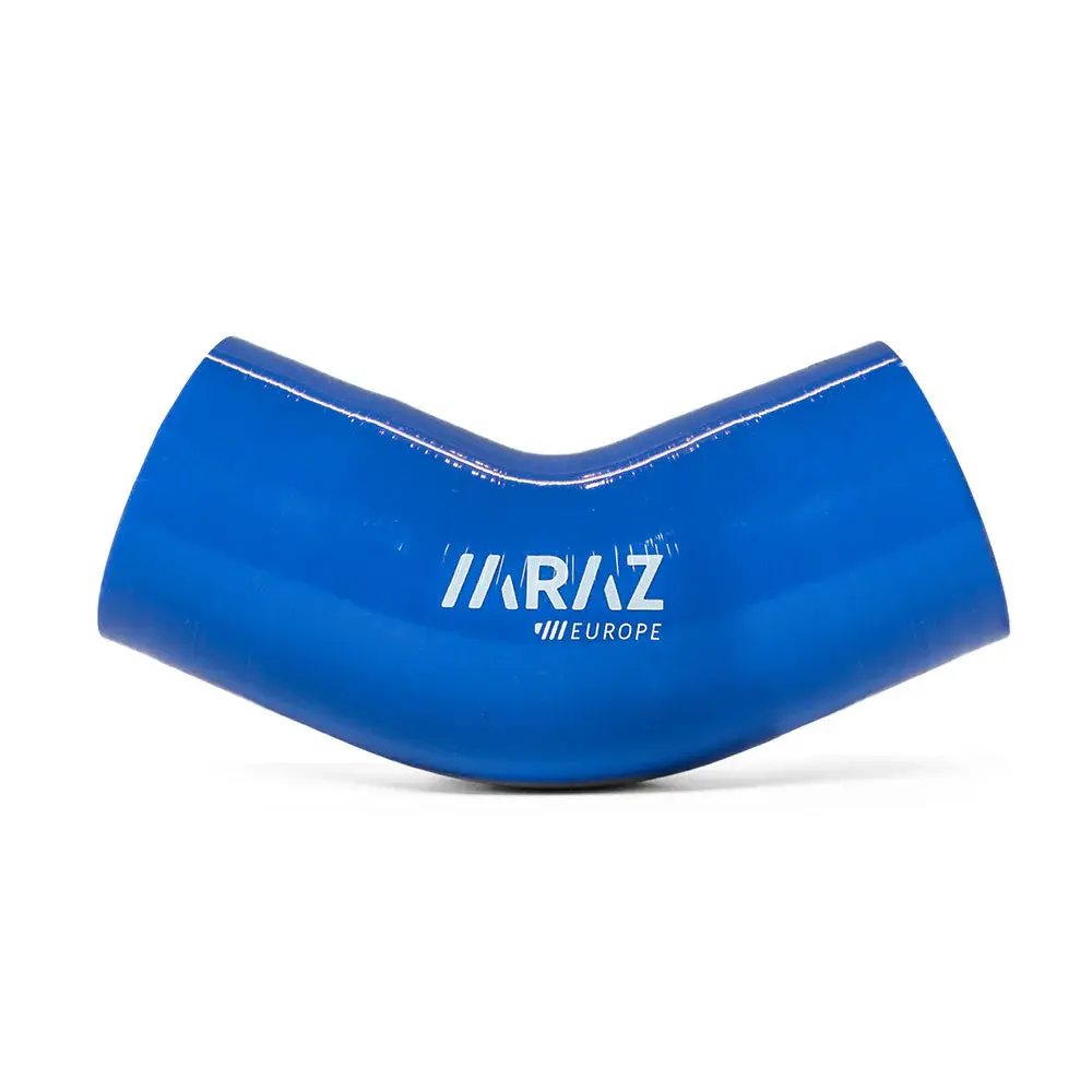 Manguito Silicona 45 grados 63 mm Azul