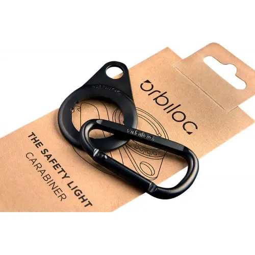 Orbiloc Carabiner - Mosquetón para Luz de seguridad Flasher para Relojes Inteligentes