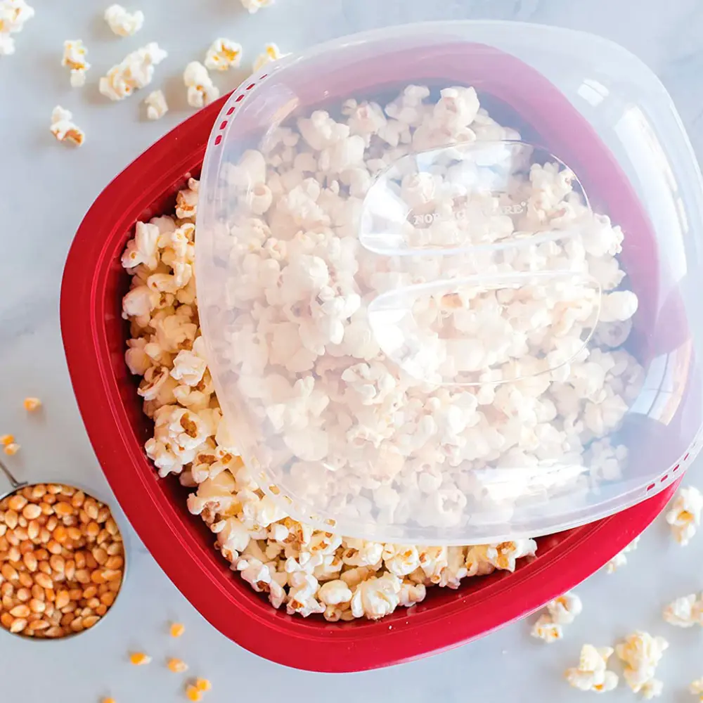 Palomitero Nordic Ware: Bol con tapa para palomitas Carga por Inducción