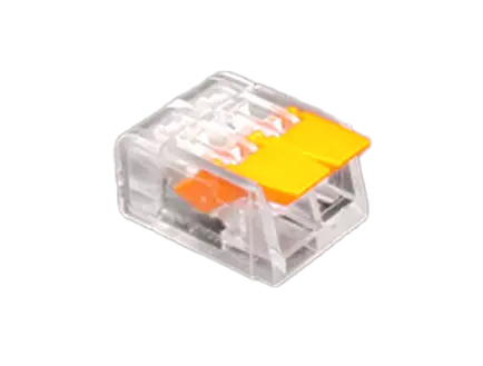 PCT-412 Boîte de 100 connecteurs à 2 ports pour câbles rigides ou souple 0,5-4mm² 450V 4KV 32A HOORED