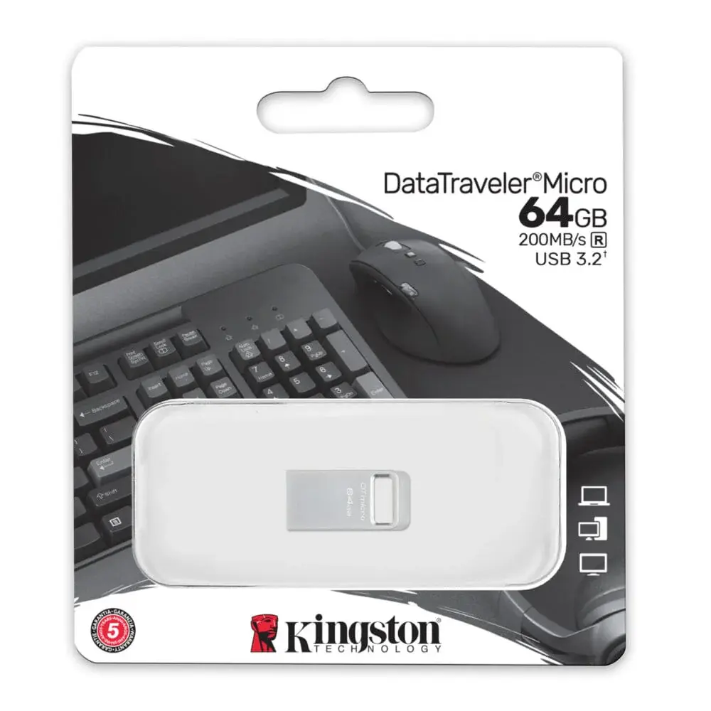 Pendrive Metalico 64Gb Usb3.2 Diminuto