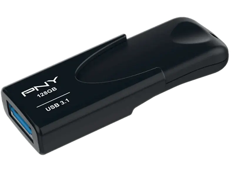 PNY Clé USB 3.2 Attache 4 - 128 GB Noir (PNYFD128ATT431)