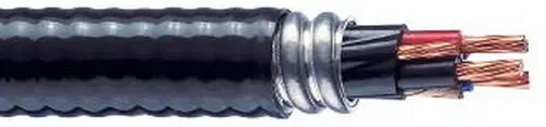 4/2 Teck 90 Bare Tono cobre Aluminum Interlocked Armored Cable Ground 1KV