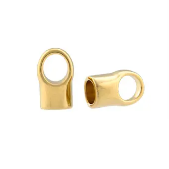 Terminal Para Pegar 19.5x10.5mm para 7.5mm Dorado Deslumbrante