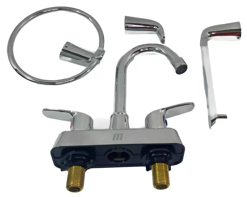 95473 KIT ACCESORIOS P/BAÑO CROMO (4 PIEZAS)