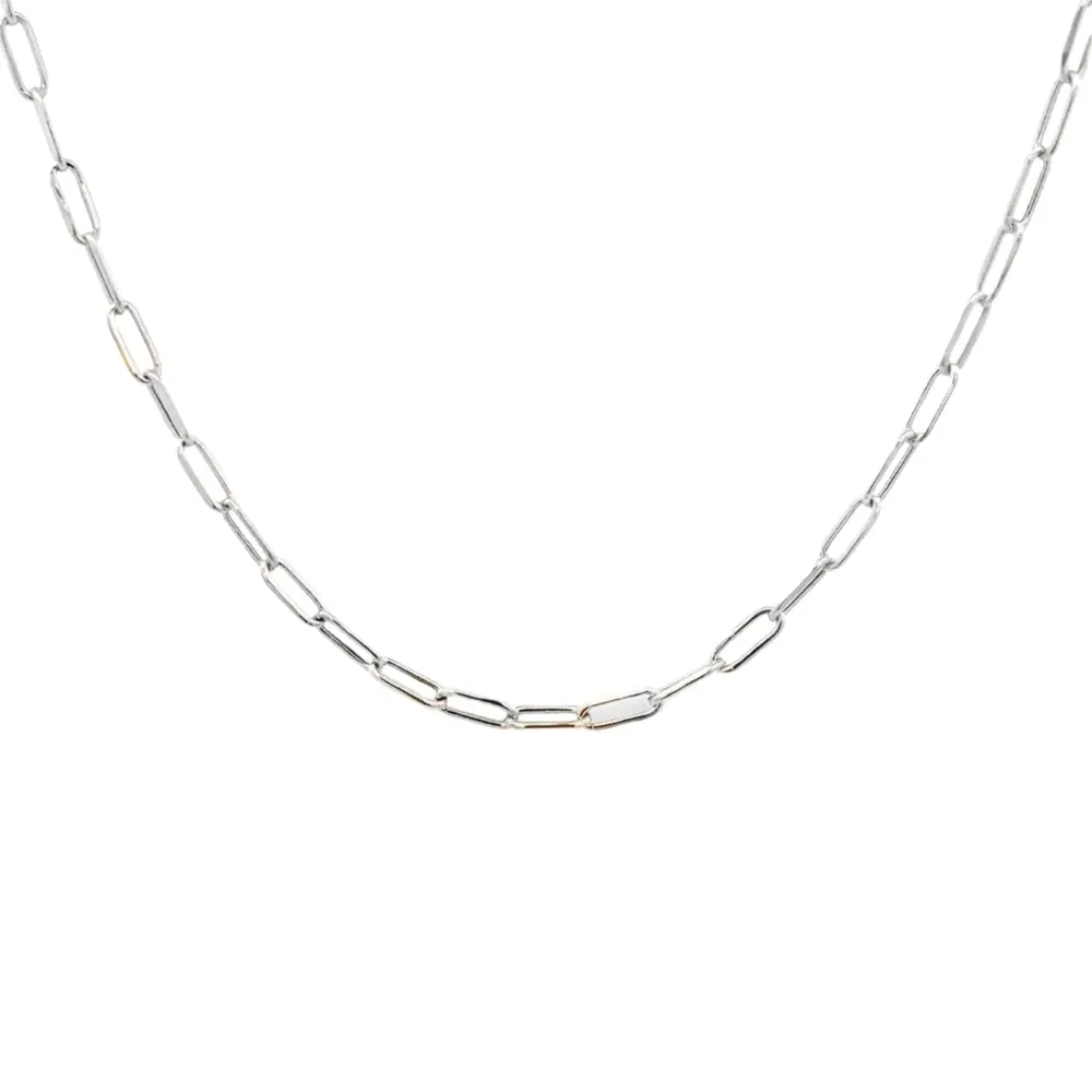 14KW SMALL PAPER CLIP 16 INCH CHAIN