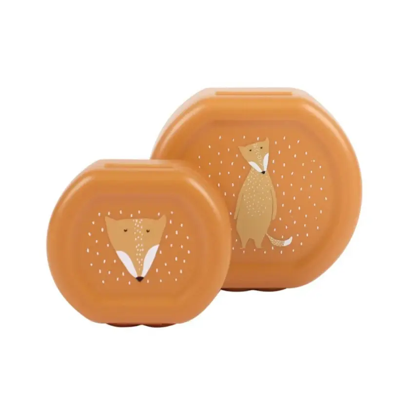 Certificado IP68 Pack 2 Fiambreras Con Clip Mr. Fox - Trixie