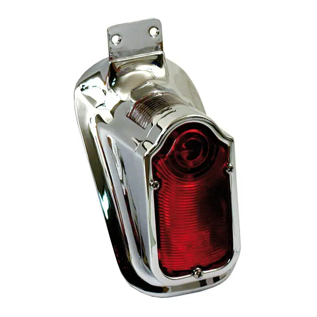Chrome Tombstone Taillight, Ece Appr. Harley-Davidson