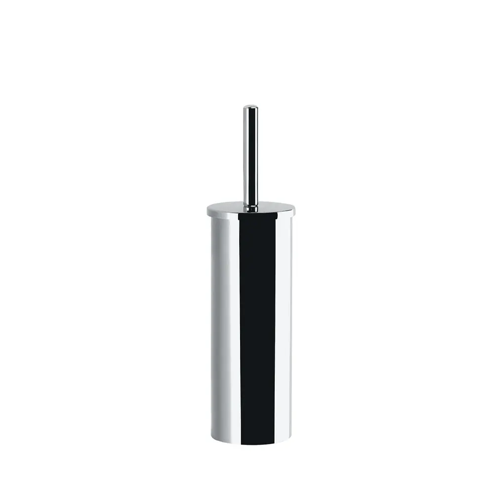 Escobilla de apoyo modelo Flip de Gedy en acero inoxidable - cromado luminoso
