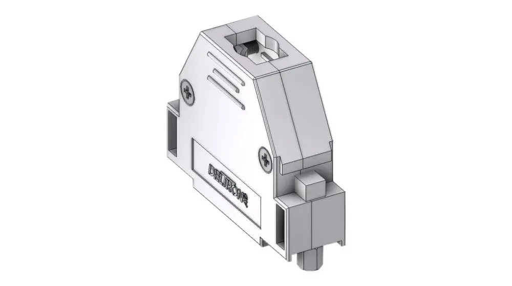 Carcasa - D-sub Capucha de plástico, para uso con Conector D-sub | CTLM25RUN4 Deltron Connectors