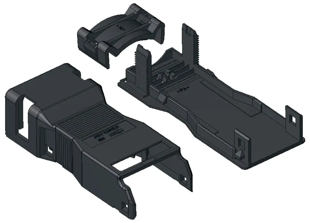 Carcasa WAGO 890-504, Serie 890 Series, para uso con Conector de iluminación