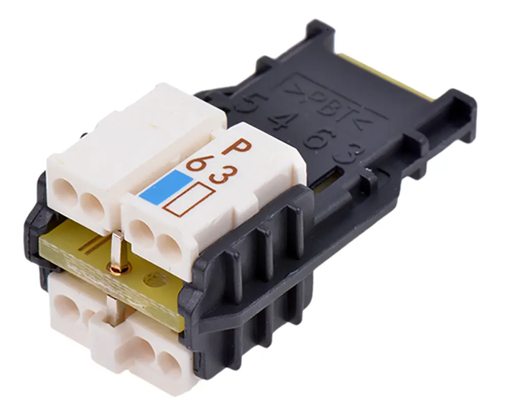 Gestor de cables Telegartner RJ45 para uso con Conector de campo RJ45 | F00020A2132