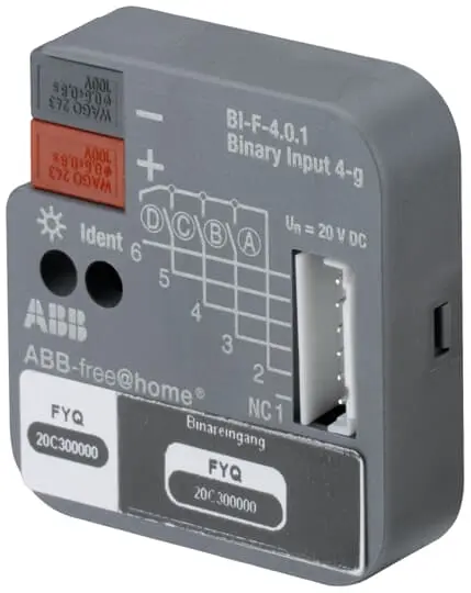 Unidad de entrada ABB, para utilizar con Sistema de bus KNX | 2CDG510003R0011 BI-F-4.0.1
