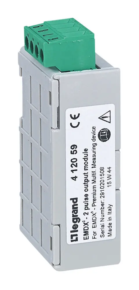 Módulo de expansión de autómata programable Legrand EMDX3, para utilizar con Unidad de medición multifunción 412053, ...