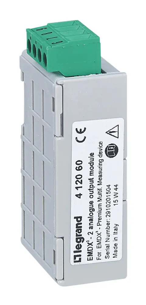 Módulo de expansión de autómata programable Legrand EMDX3, para utilizar con Unidad de medición multifunción 412053, ...