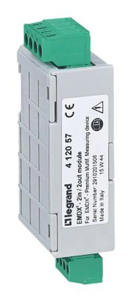 Módulo de expansión de autómata programable Legrand EMDX3, para utilizar con Unidad de medición multifunción 412053, ...