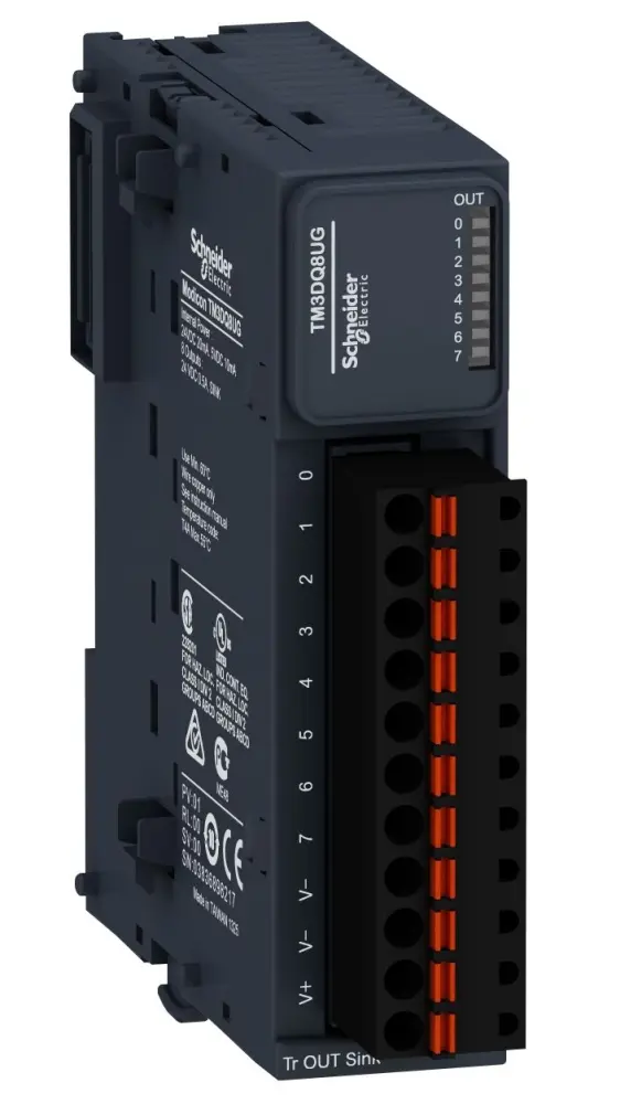 Módulo E/S para PLC Schneider Electric TM3, para utilizar con Modicon M221, Modicon M241, Modicon M251, 8 salidas tipo | ...