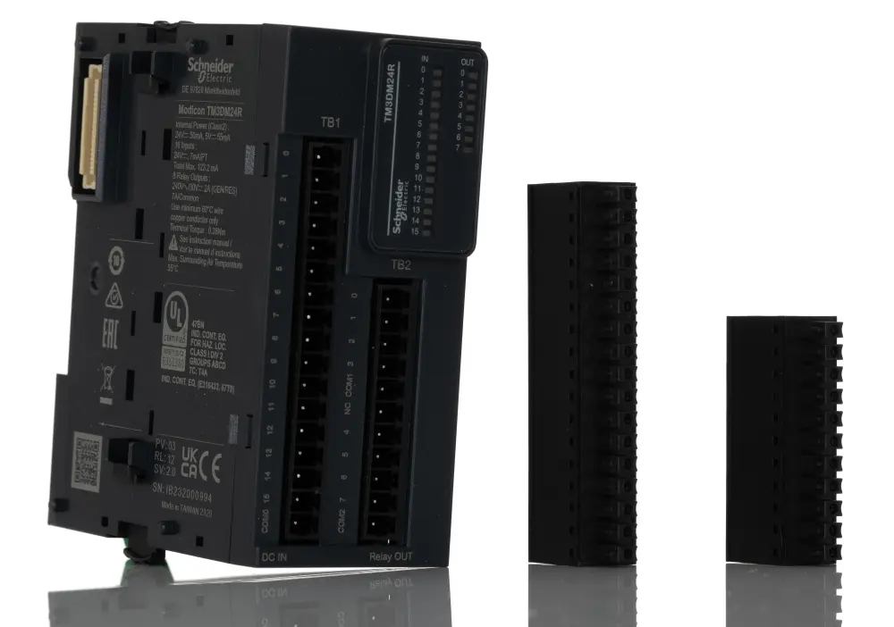 Módulo E/S para PLC Schneider Electric TM3, para utilizar con Modicon M221, Modicon M241, Modicon M251, 16 entradas tipo ...