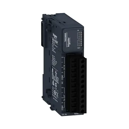 Módulo E/S para PLC Schneider Electric TM3, para utilizar con Modicon M221, Modicon M241, Modicon M251, 4 entradas, 4 | T...