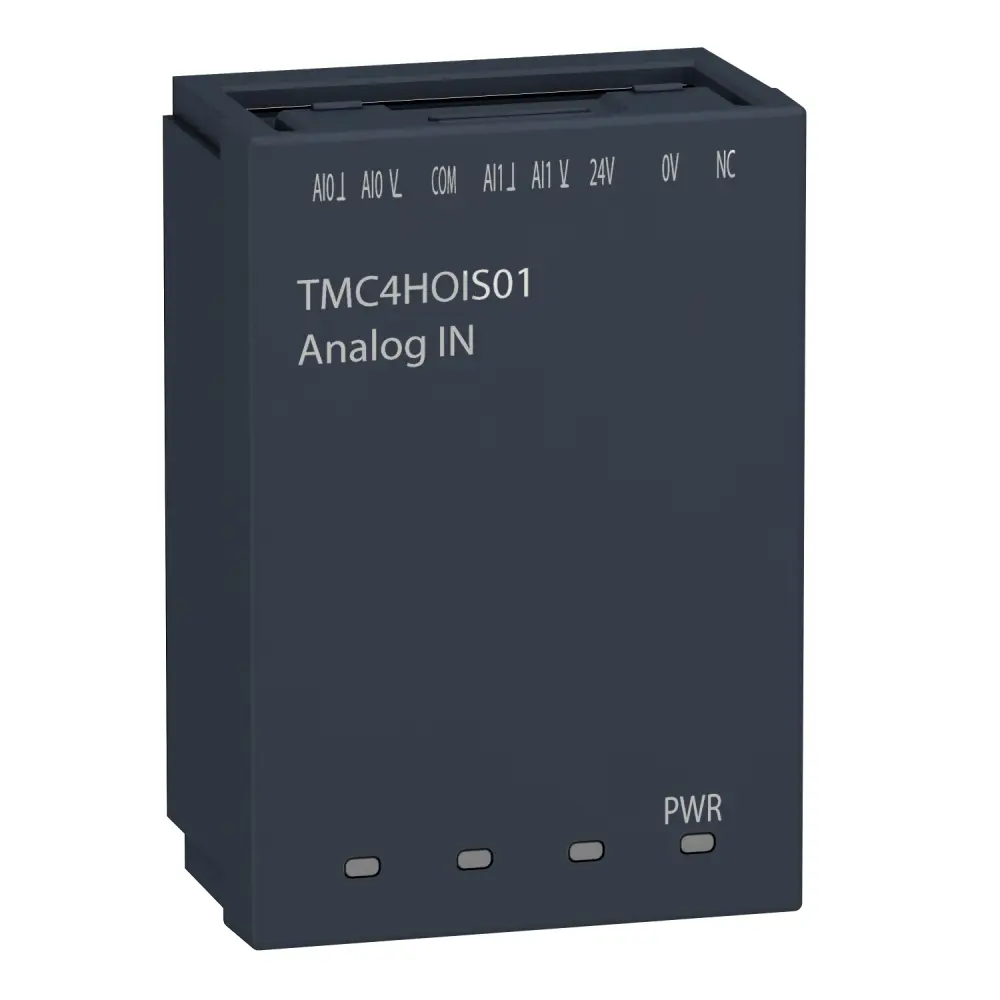 Módulo E/S para PLC Schneider Electric TM3, para utilizar con Modicon M241, 2 entradas tipo Analógico | TMC4HOIS01