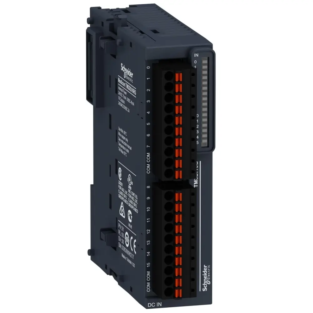 Módulo E/S para PLC Schneider Electric TM3, para utilizar con Modicon M221, Modicon M241, Modicon M251, 16 salidas tipo R...