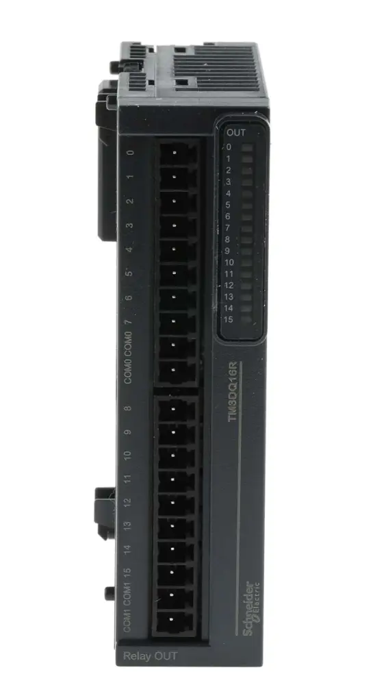 Módulo E/S para PLC Schneider Electric TM3, para utilizar con Modicon M221, Modicon M241, Modicon M251, 16 salidas tipo R...
