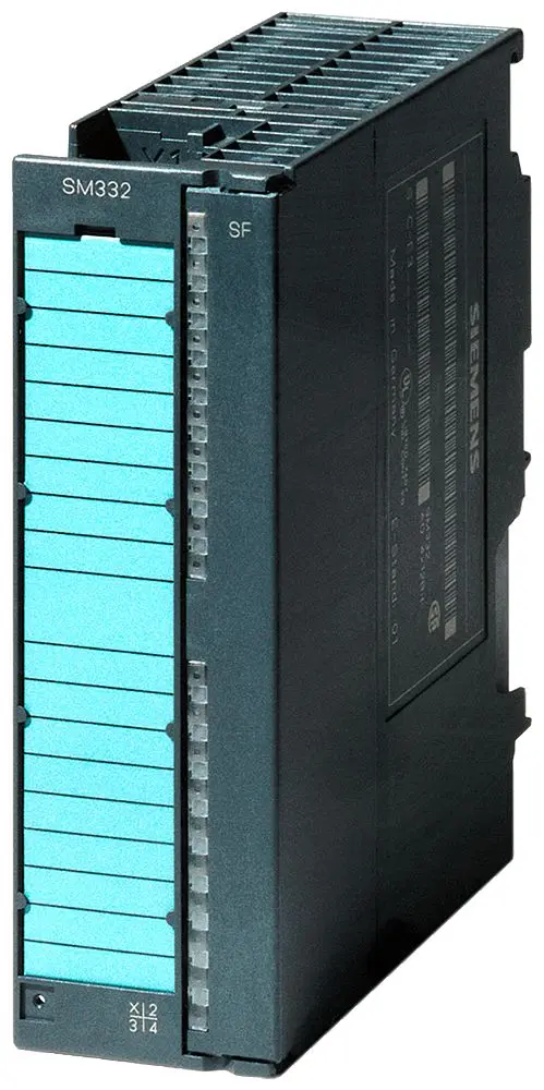 Módulo de salida analógica Siemens 6AG1332, para utilizar con Dispositivos de carril DIN tipo Analógico | 6AG1332-8TF01...