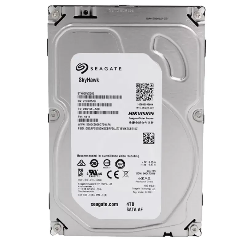 Disco Duro Seagate 4TB 5900RPM Skyhawk para Sistemas de Vigilancia