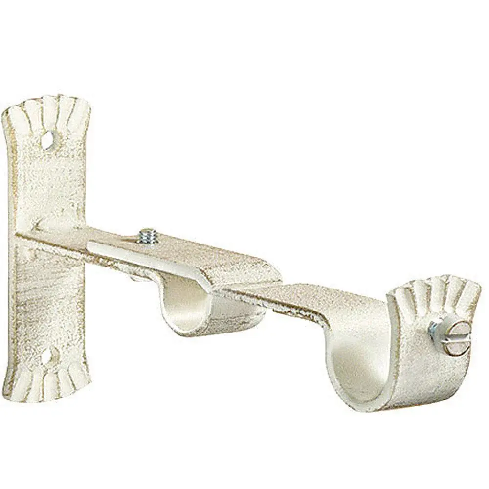 Soporte Doble Forja 28-20 Ø mm. Marfil Oro