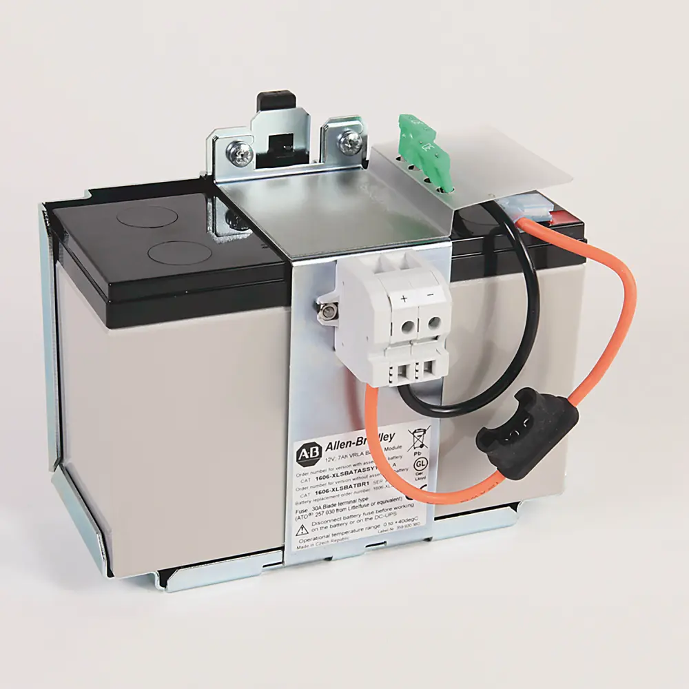 Módulo de baterí recargable Rockwell Automation 1606-XLSBATASSY1W para utilizar con SAI DE CC 1606 Allen Bradley