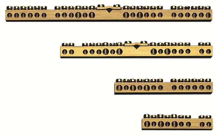 Barra de terminal para conexiones de puesta tierra/neutro ABB GJI2320131R0001 SZ-KLB 8 para uso con MCB