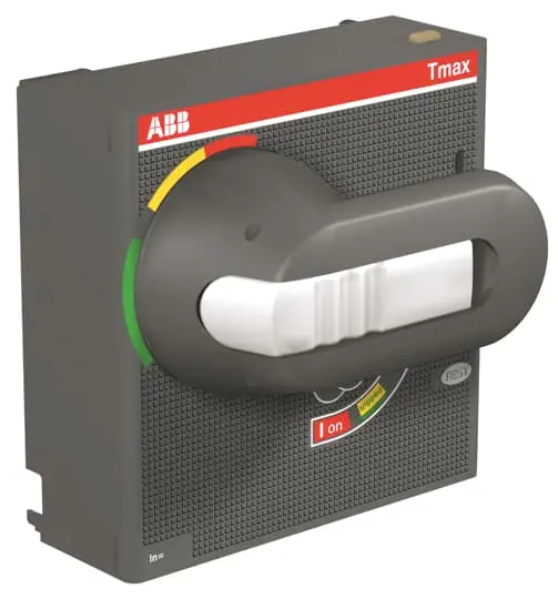 Mango, Bloqueable ABB 1SDA054926R1 RHD F-P T4-5 Tmax XT para uso con Interruptor diferencial
