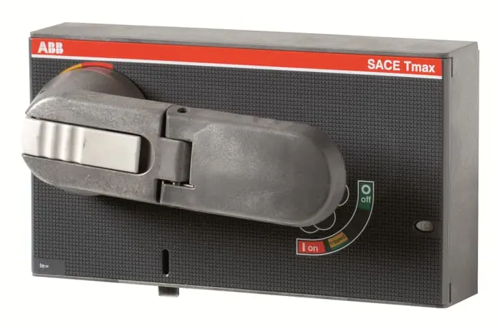 Mango, Bloqueable ABB 1SDA062120R1 RHD T7 F-W Tmax XT para uso con Interruptor diferencial