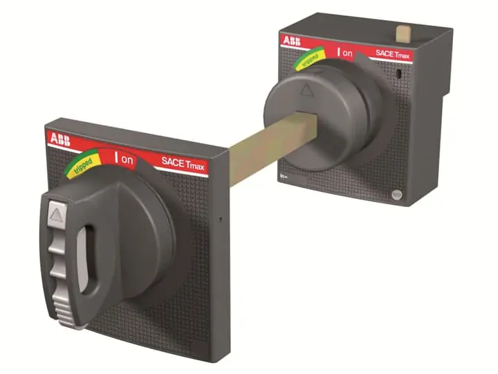 Mango, Bloqueable ABB 1SDA069055R1 RHE XT2-XT4 F/P Tmax XT para uso con Interruptor diferencial