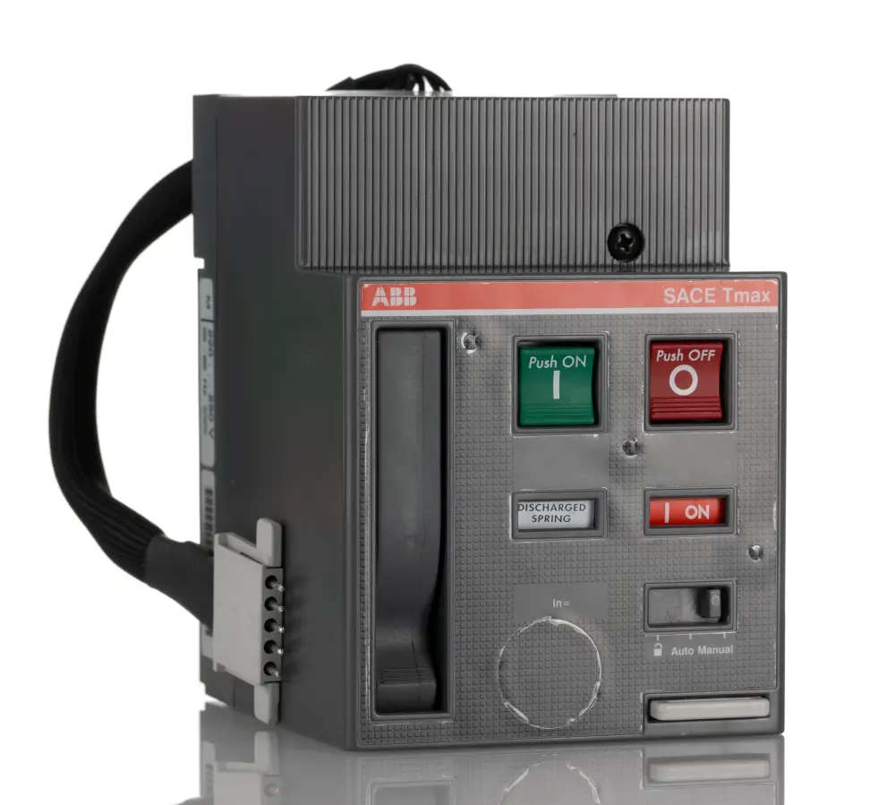 Operador de motor ABB 1SDA054897R1 MOE 220-250VACDC T4-5 Tmax XT para uso con MCCB
